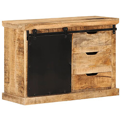 vidaXL Buffet bois de manguier 80x30x55 cm