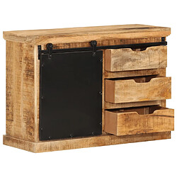 vidaXL Buffet bois de manguier 80x30x55 cm