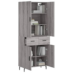 Avis VIDAXL vidaXL Buffet haut - Sonoma gris