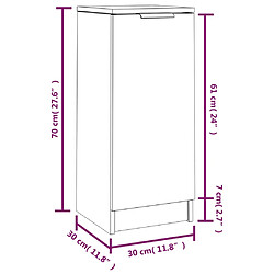 VIDAXL vidaXL Buffets 2 pcs pas cher