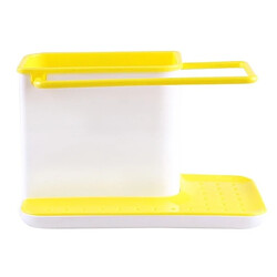 Wewoo 2 Supports de rangement pour éponge Jaune