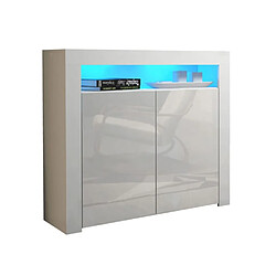 Tendance DUSINE Buffet - Blanc Brillant