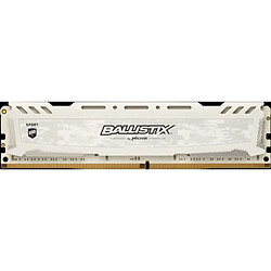 Ballistix Sport LT DDR4 8 Go - Blanc - Reconditionné