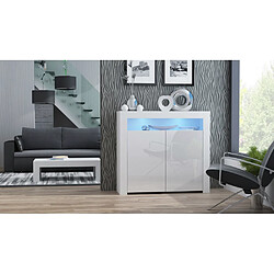 Tendance DUSINE Buffet - Blanc Brillant