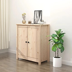 vidaXL Buffet Bois de pin 80 cm