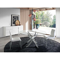 Acheter Angel Cerda Buffet en bois blanc et acier chromé