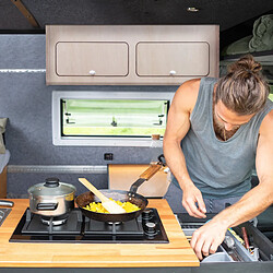 Monstershop Armoire camping-car vaisselier - Blanc