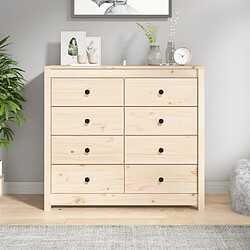 VIDAXL Armoire latérale 100 cm Bois de pin massif