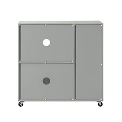 Acheter SoBuy FSB78-HG Meuble Micro-Ondes Buffet sur roulettes - Gris