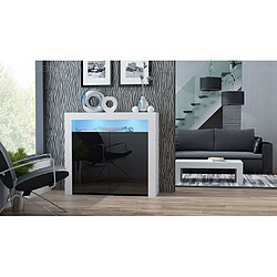 Tendance Buffet Spider Noir Laqué - 107x35x97 cm