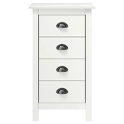 VIDAXL Buffet Hill Blanc