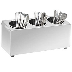 vidaXL Porte-Couverts Inox