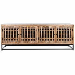 DKD Home Decor Buffet - Verre et Bois de Manguier 170x40x65 cm