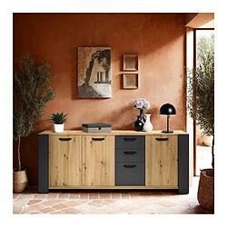 But Buffet STAN 220 cm Imitation chêne