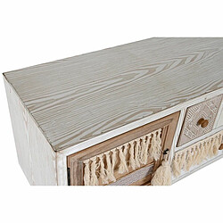 DKD Home Decor Buffet - Sapin Coton Blanc