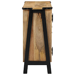 Avis vidaXL Buffet 88x30x69 cm bois massif de manguier