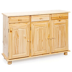 Paris prix Bahut 3 portes Abaco - Naturel