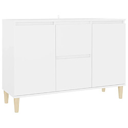 VidaXL Buffet blanc 101x35x70 cm
