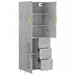 Acheter VIDAXL vidaXL Buffet haut Gris béton