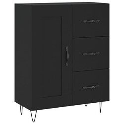 vidaXL Buffet Noir 69,5x34x90 cm