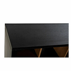 DKD Home Decor Buffet Alvin Noir Naturel 160 cm