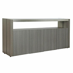 DKD Home Decor Buffet gris aluminium 165x39x76 cm