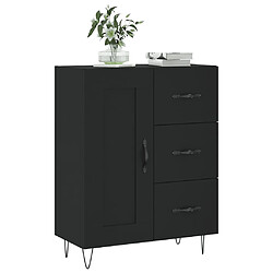 Avis vidaXL Buffet Noir 69,5x34x90 cm