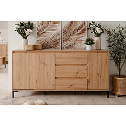 Concept Usine Buffet en bois avec placards et tiroirs NAVI