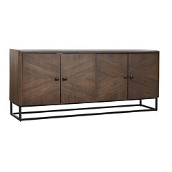 DKD Home Decor Buffet - Bois brun foncé