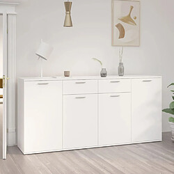 vidaXL Buffet - Blanc 160x36x75 cm