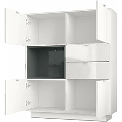 Avis MPC Buffet Intégralement Laqué - Blanc 123x103x38 cm