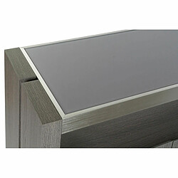 DKD Home Decor Buffet gris aluminium 165x39x76 cm