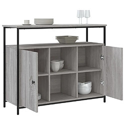 Acheter vidaXL Buffet Sonoma gris 80 cm