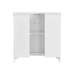 Acheter SoBuy BZR18-II-W Meuble sous-lavabo 60 cm - Blanc