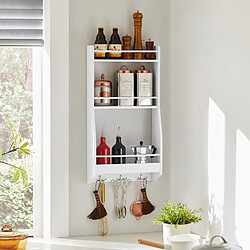 SoBuy Étagère à Suspendre KCR12-W