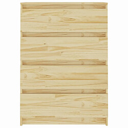 Avis vidaXL Armoire d'appoint Pin Massif