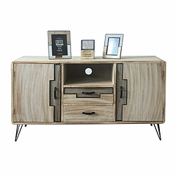 DKD Home Decor Buffet - Métal et Bois de paulownia