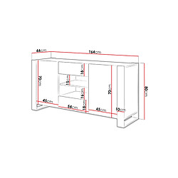 Acheter Bestmobilier Buffet bas Willow - Bois