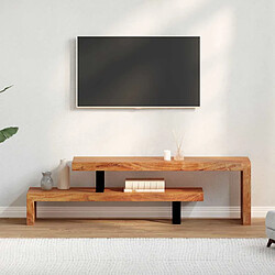 Avis vidaXL Meuble TV - Bois d'Acacia Massif