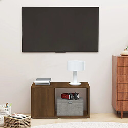 vidaXL Meuble TV Chêne Marron