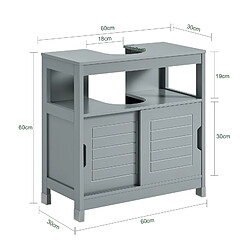 Avis Sobuy FRG128-II-SG Meuble sous lavabo | Meuble sous évier