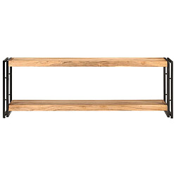 vidaXL Meuble TV bois d'acacia 120 cm