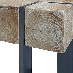 Avis Mendler Table basse carrée - Marron