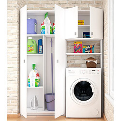 Pegane SDB coloris blanc