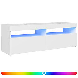VIDAXL Meuble TV LED