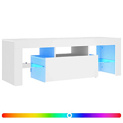 vidaXL Meuble TV LED