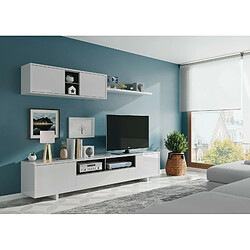 Alter Meuble TV Blanc brillant - 3 portes