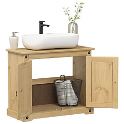 vidaXL Armoire lavabo Corona