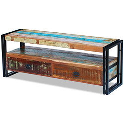 Helloshop26 Meuble TV rétro - Multicolore pas cher