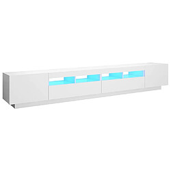 VIDAXL Meuble TV LED